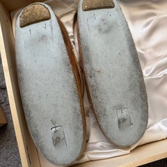 草履と扇子デザインバッグセットの画像