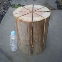 【数量限定】ウッドキャンドル  (針葉樹)　キャンプ・焚火に!! 1218の画像