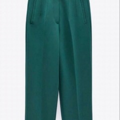 試着のみ ZARA ハイウエストパンツの画像