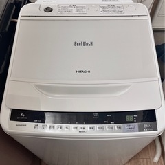 HITACHI 8kg  洗濯機の画像