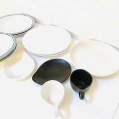 お洒落　海外　洋皿　11点　ペア　クリスマスディナー　ホームパーティの画像