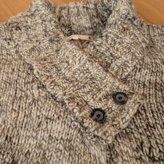 羽織り　セーター　毛糸の画像