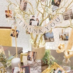 結婚式ウェルカムスペース使用 インテリアツリー（装飾用）無料の画像