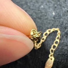 K18 アジャスター　約5.5cm 0.6gの画像