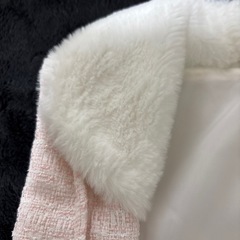 未使用90〜95女の子ツイードの
被布着の画像