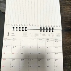 【未使用】 卓上カレンダー　手帳　2way 2026の画像