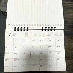 【未使用】 卓上カレンダー　手帳　2way 2026の画像