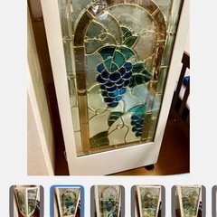 ステンドグラス　　　家の彩が増します。4枚セットの画像