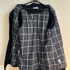 黒色コートの画像