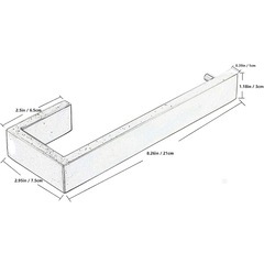 ハンドタオルホルダーの画像