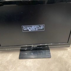 AQUOS 液晶カラーテレビLC-24KS・リモコンの画像