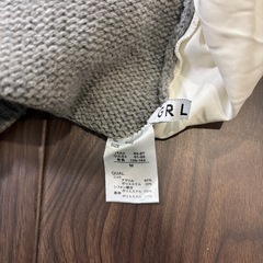 レース切り替え　ニットの画像