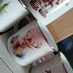 ホーローカップ☆５個セットの画像