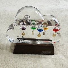 スヌーピー　ガラスフロート温度計の画像