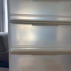 12月18日まで募集【無印・中古品】3個セット・ポリプロピレン　収納ケース　ワイドの画像