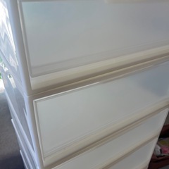 12月18日まで募集【無印・中古品】3個セット・ポリプロピレン　収納ケース　ワイドの画像