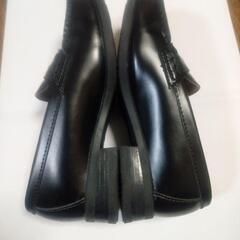 黒のローファー 卒業 入学 フォーマル靴 22.5cmの画像