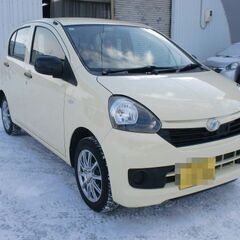 平成29年式！マイナー後！ミライースXFSA！外装錆無しピカピカ！下回りも錆少ない！バッテリー新品交換済み！車検2年付き！スマートアシスト！アクセル踏み間違い防止装置！横滑り防止装置！衝突被害軽減ブレーキ！禁煙車で内装綺麗！4ＷＤ！ＣＶＴ！ABS！タイミングチェーン式！一般道30キロ走行テスト済み！機関足回り良好！支払い総額39.8万円！の画像