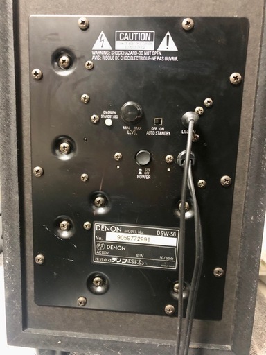 DENON サブウーハー サテライトスピーカー センタースピーカー デノン