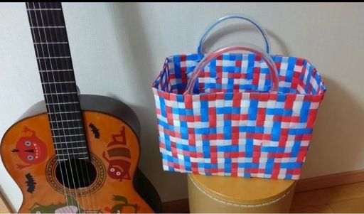 プラカゴバッグ  マリンカラー