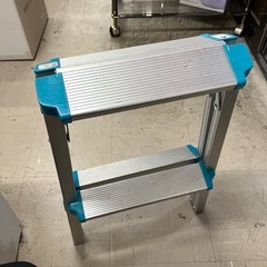 I 2512-463 CAINS アルミ踏み台2段　一般家庭用　中古の画像