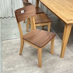 KL-9【新入荷　アウトレット品】シャルム180 オーク無垢材　ダイニング7点セット　ナチュラル×ブラウンの画像