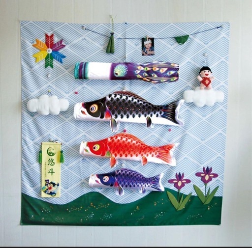 鯉のぼり 150x150cm 布製 カラフル (66) 札内のその他の中古あげます