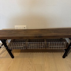 テレビ台（スチールケース付）の画像