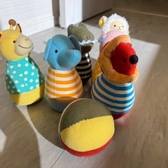 動物型ボウリングピンセットの画像