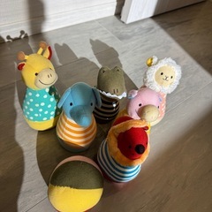 動物型ボウリングピンセットの画像