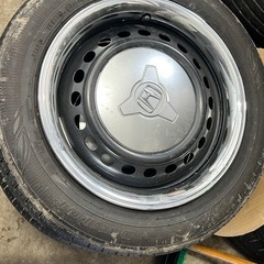 お取引中！155/65R14 ダンロップ　サマータイヤ　ホイール付き4本セットの画像