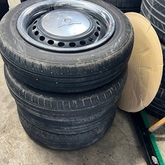 お取引中！155/65R14 ダンロップ　サマータイヤ　ホイール付き4本セットの画像
