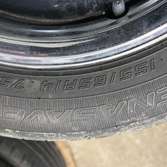 お取引中！155/65R14 ダンロップ　サマータイヤ　ホイール付き4本セットの画像
