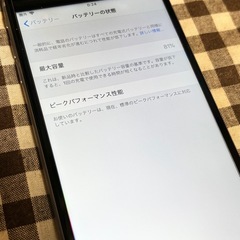 iPhone6plus 64GB au シルバーの画像