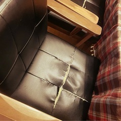 カフェ風ダイニングテーブルセット【全て取扱説明書と部品付】の画像