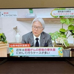 4K対応スマートテレビ　ソニーの画像