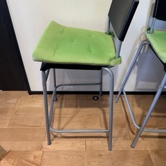 IKEAスツール2脚セットの画像