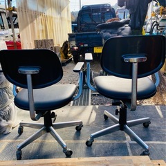 オフィスチェア2脚　中古品の画像