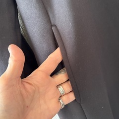 首元、手首暖かいロングワンピの画像