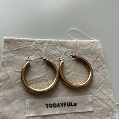 【Todayful】フープピアスの画像