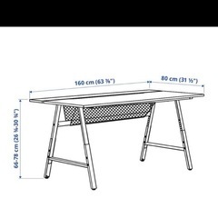 IKEAのゲーミングデスク！の画像