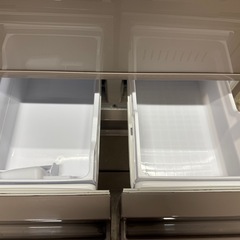 HITACHI 5ドア冷凍冷蔵庫 真空チルド　R-S4000H 2018年製の画像