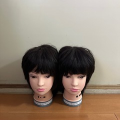 美容師国家試験 カットウィッグの画像