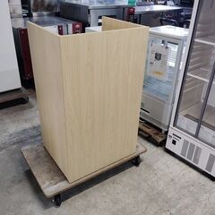 木製レジカウンター　鍵付き引き出し『中古美品』の画像