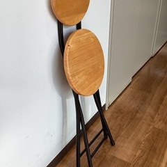 折りたたみ丸椅子【町田市再生家具】1218Bの画像