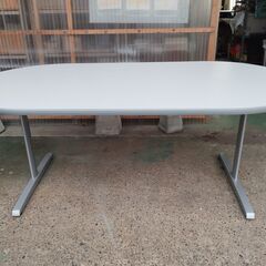 オカムラ　8177　T足会議テーブル　楕円型　Ｗ1800ｘ900　H720『中古美品』複数入荷！の画像