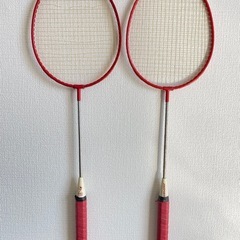 バドミントンラケットセットの画像