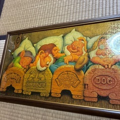 ジグソーパズル7人のこびと完成品の画像