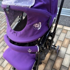 紫　ベビーカーの画像