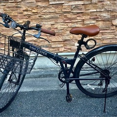 シティクロスバイク 27インチ シマノ製6段変速の画像